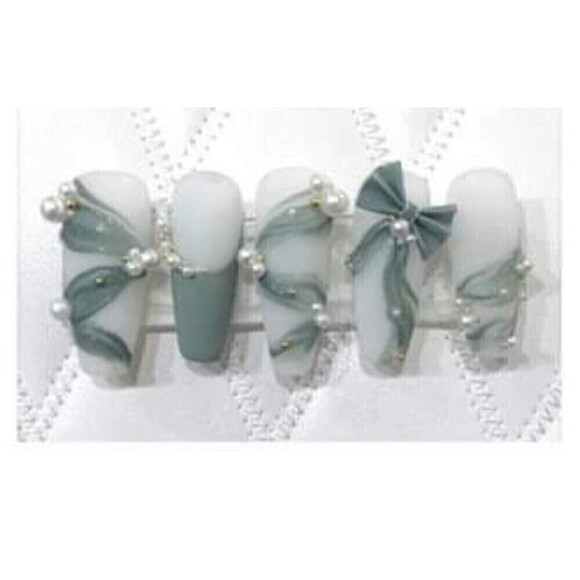 Nail Art Decals Stickers Big Ribbons R342 - Picture 3 of 4